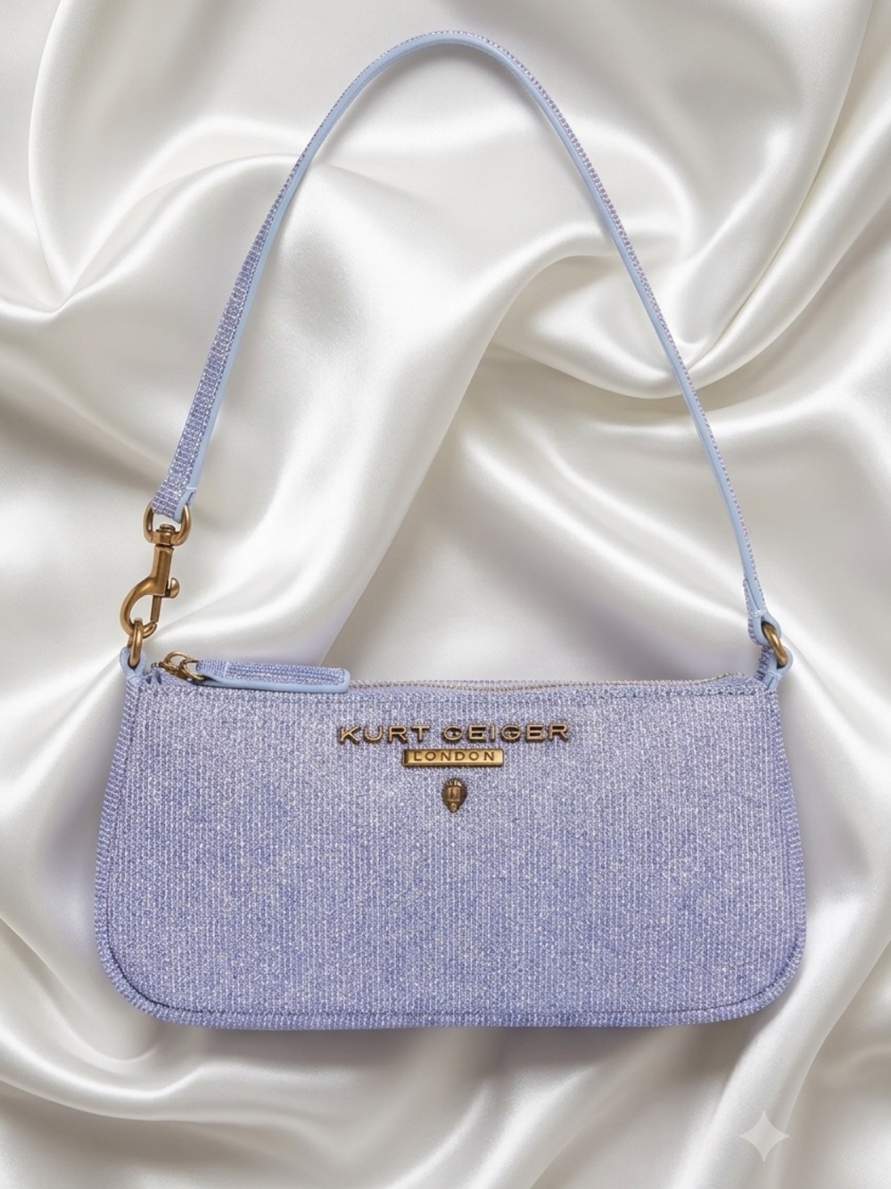 NWT Kurt Geiger Lilac Highgate Small Shoulder Bag